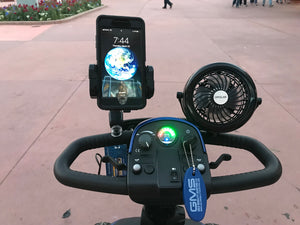 Mobility scooter cooling fan